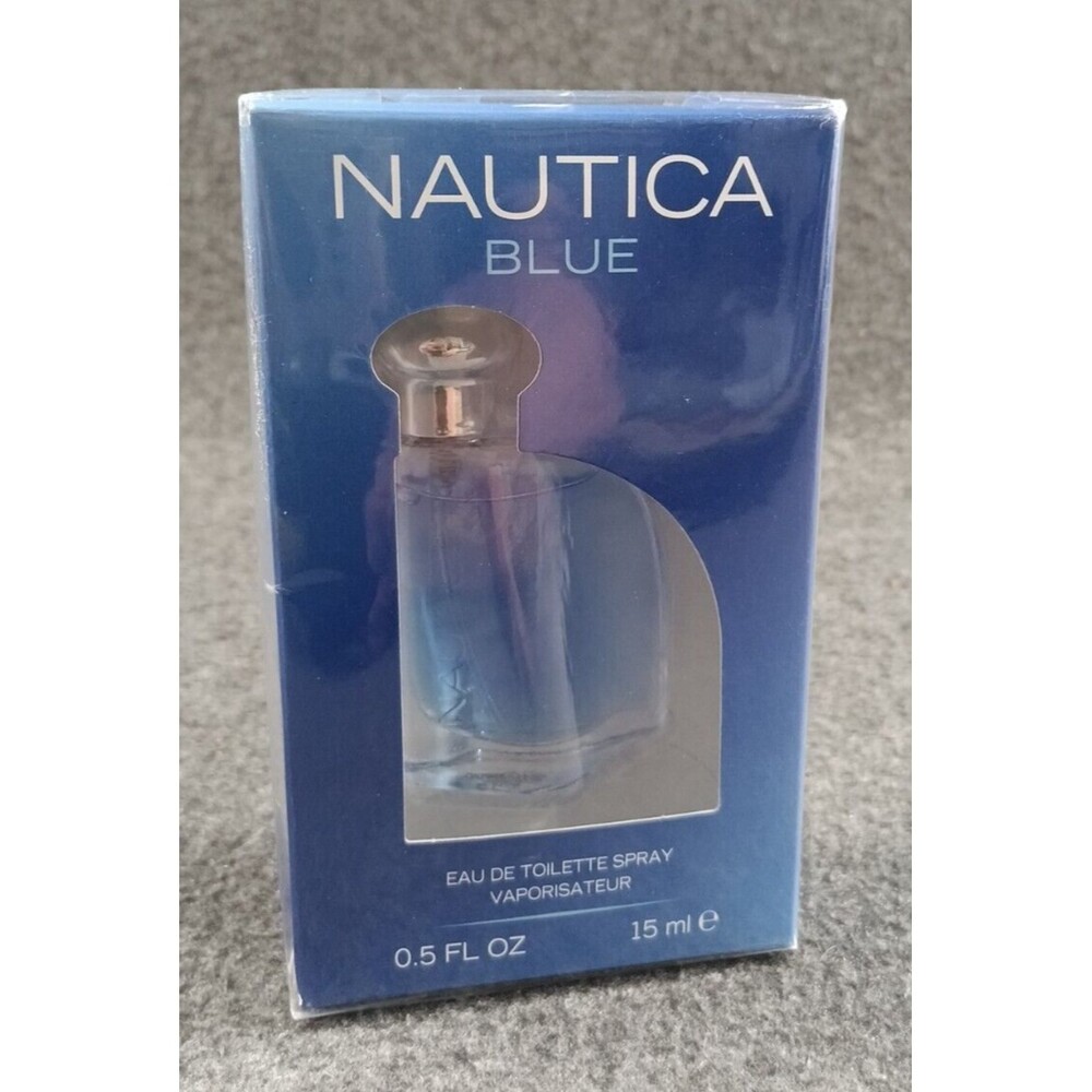 Nautica Blue Men's Eau de Toilette Spray Fragrance 0.5 oz Factory Sealed